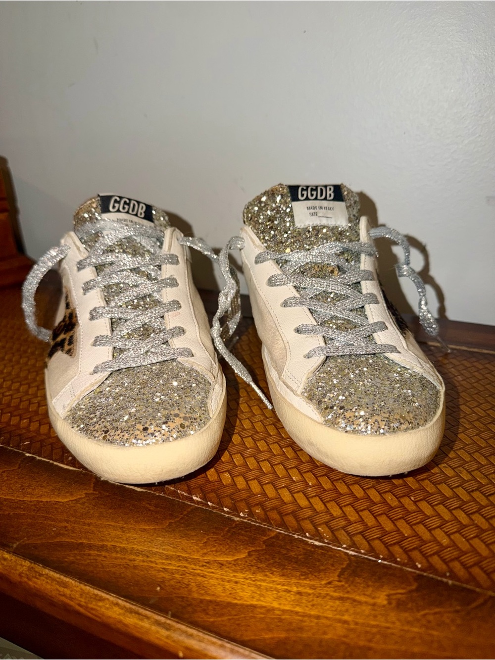 Golden Goose Super-Star Glitter Sneakers - Picture 4 of 9